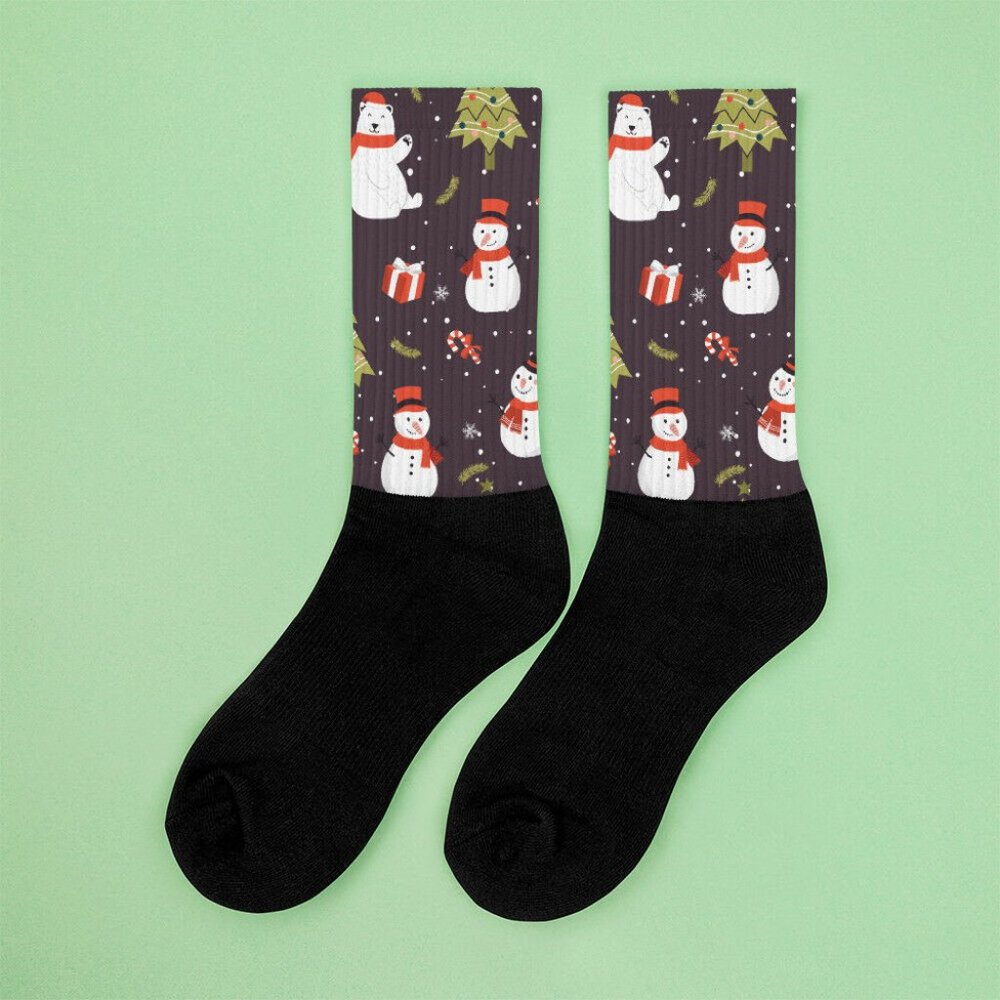 Holiday Funny Cute Pattern Christmas Winter Socks